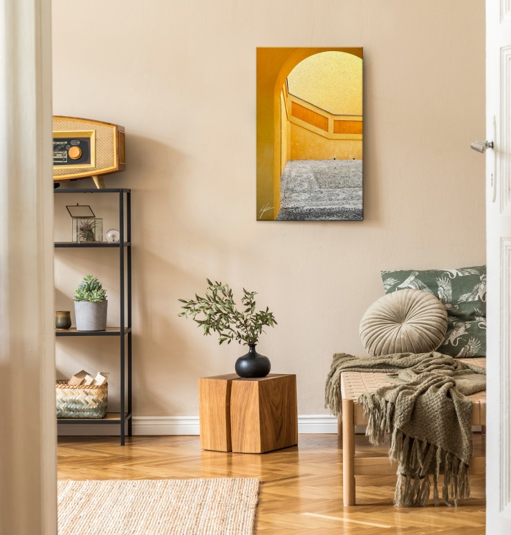 Shades of Yellow. Art Canvas. Wall Decor Art. Interior decor 11x18 Inch