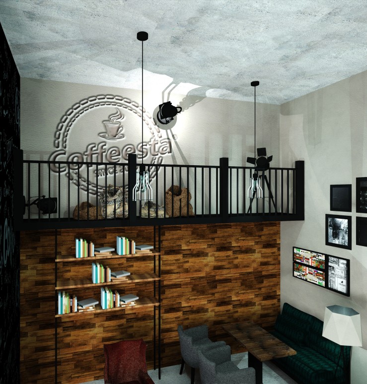 Coffee Shop Interior Design – “Coffeesta”