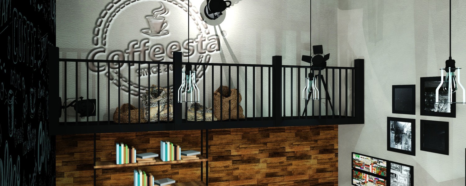 Coffee Shop Interior Design – “Coffeesta”