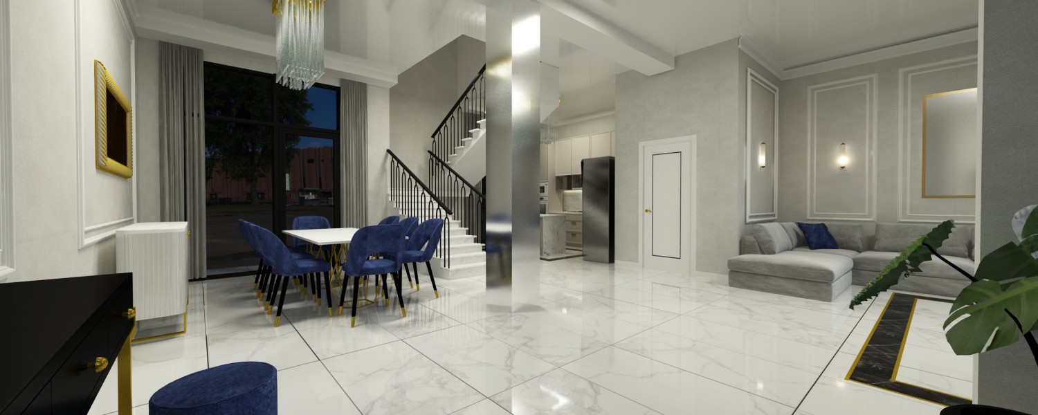 Luxury Duplex Apartment Interior Design