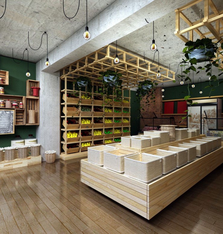 Fresh Market Concept – Spring Street Vegetable Shop