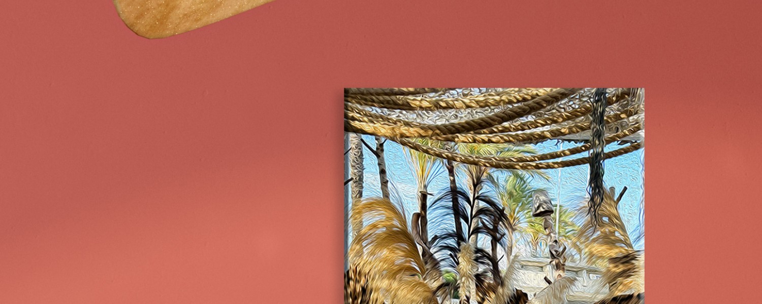 Easy Vibes.  Art Canvas. Wall Décor. 7X11 inch